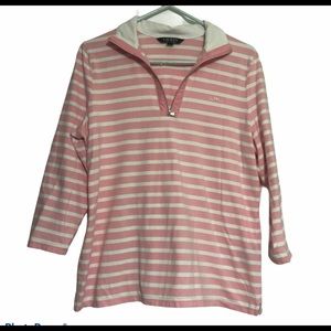 LAUREN..Ralph Lauren pink/white‎ Women’s Sz XL.